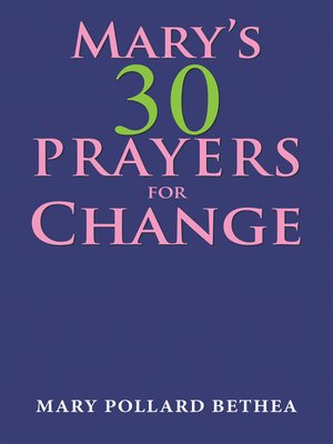 cover image of Mary's Thirty Prayers for Change